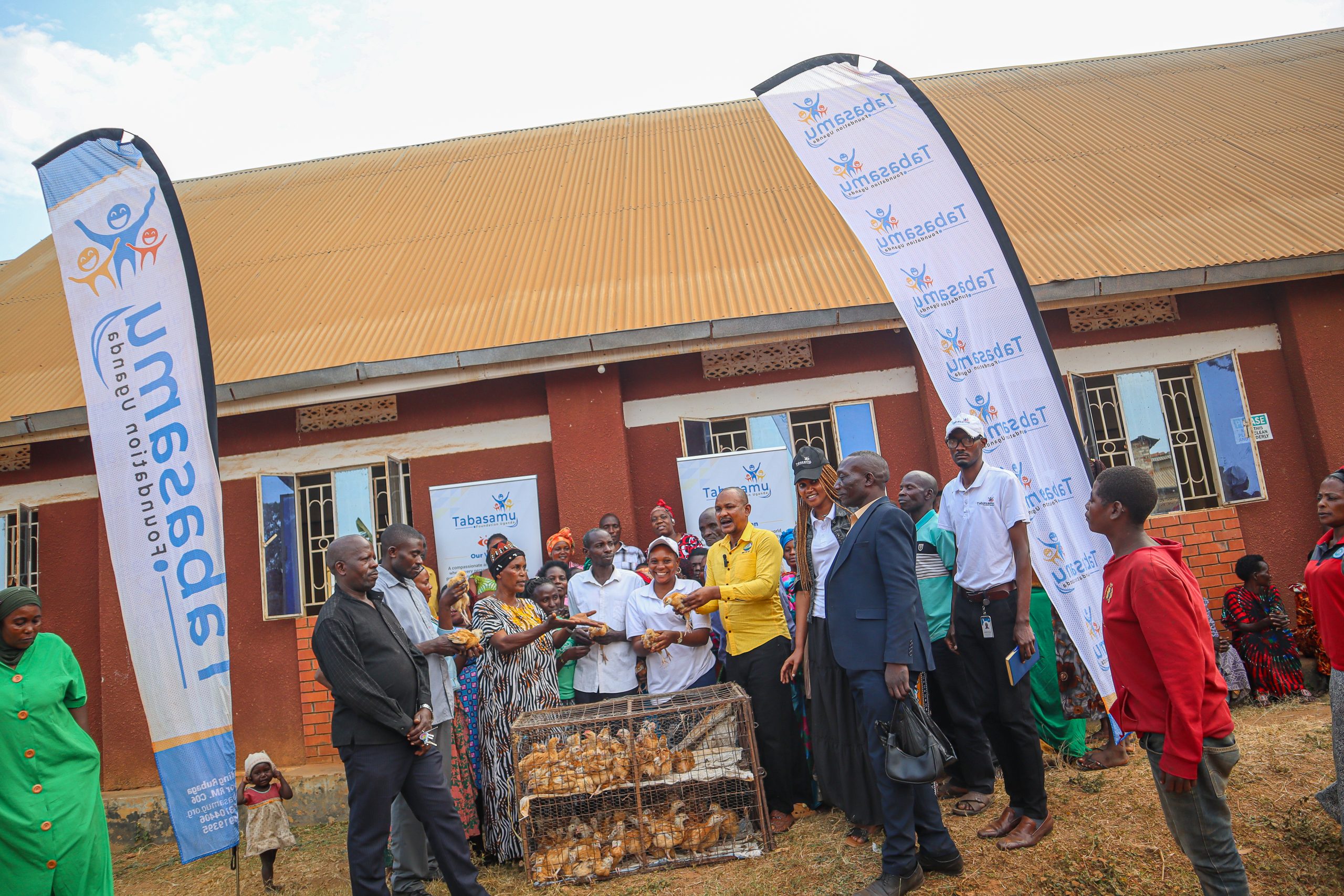 Bringing Smiles to Kasoga: Tabasamu Foundation’s Poultry Charity Drive Reaches Kakuuto Families